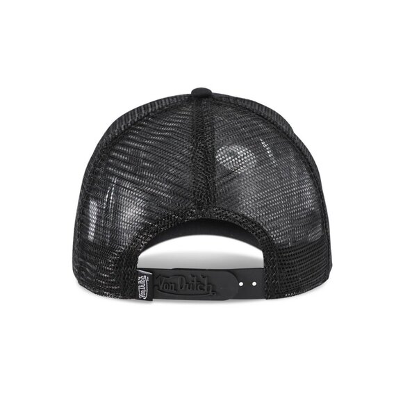 Von Dutch Foam Chopper Trucker Hat Logo Red on Black MSRP89 main image 4